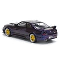 thumbnail image 4 of Skyline GT-R (R33) RHD (Propulsion à Droite) Violet Minuit Métallique avec Capot en Carbone Modèle Réduit 1/64 par Pop Race, 4 of 6