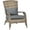 Gris Mixte, variante sur Outsunny Chaise Adirondack d'Extérieur en Rotin pour Foyer avec Coussin Orange