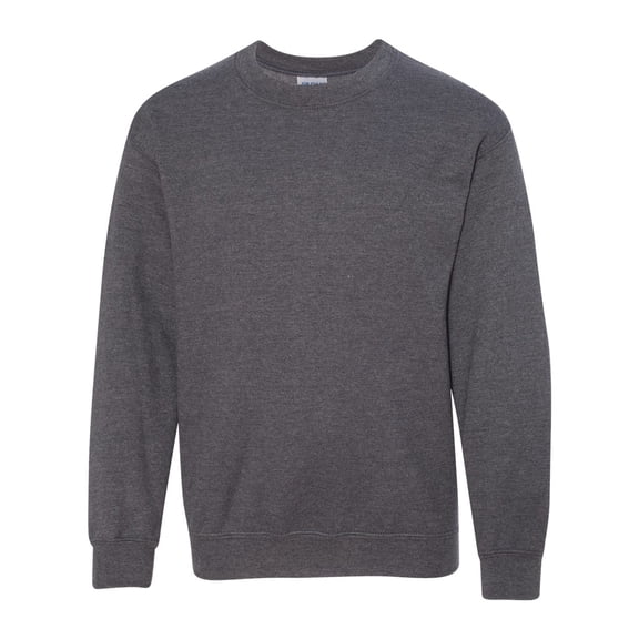 Heavy Blend Youth Sweatshirt, L, Dark Heather