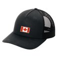 thumbnail image 3 of Canada Flag Patch Adjustable Adult Mesh Hat, Steel Grey/White, 3 of 3