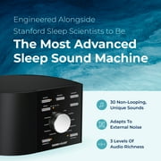 Adaptive Sound Technologies Sound + Sleep, White Noise Machine, Black