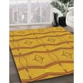 thumbnail image 2 of Ahgly Company Indoor Rectangle Patterned Deep Yellow Novelty Area Rugs, 7' x 10', 2 of 6