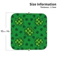 thumbnail image 3 of Bingfone Vintage St Patrick'S Day5 Leather Drinks Coasters With Set Of 6,Suitable For Home Kitchen,Coffee Cup Coasters Home Gift, 3 of 9