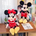 thumbnail image 2 of Cartoon Disney Couple Mickey Minnie Doll 35cm Anime Red Pink Minnie Mouse Plush Toys Girlfriend Children Gifts Lovely Plush Toy Mickey 35cm, 2 of 6
