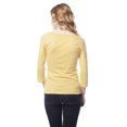 thumbnail image 2 of Scoop Neck 3/4 Sleeve Top, 2 of 3