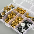 thumbnail image 1 of 158PCS Motorcycle Sportbike Windscreen Fairing Bolt Kit Fastener Clip Screw Gold, 1 of 10