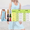 thumbnail image 3 of Siilsaa Flowy Dress Womens Summer Dresses 2024 Short Sleeve Drawstring Casual Ruffle Swing Mini Dress Green,L, 3 of 5