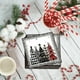 thumbnail image 5 of Juego de vajilla desechable para fiestas con diseño de árbol de Navidad a cuadros blancos y negros | 16/20 piezas de platos, vasos y servilletas de papel de 7 y 9 pulgadas | Vajilla navideña para, 5 of 6
