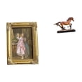 thumbnail image 1 of Escultura De Resina, Marco De Fotos, Soporte Para Tarjetas, Póster, Marco De Fotos Con Frente De Vidrio, Figura, Obra De Arte, Adorno De Arte Coleccionable, Estatua De Caballo Para Escritorio,, 1 of 8