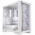 thumbnail image 3 of Gabinete Gamer BALAM RUSH CARBONO POLAR TWIN MATE 9900 ATX Media Torre 5 Fan ARGB Cristal Templado USB-C Paneles intercambiables Blanco BR-941464 blanco, 3 of 6