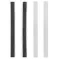 thumbnail image 1 of Miangastore 4pcs Dustpan Rubber Edge Replacement Strips For Garbage Shovel Easy To Install Rubber Lip Dustpan Accessory For Home Office School Cleaning, 1 of 8