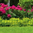 thumbnail image 6 of 18in H x 8ft L Garden Craft Green Metal Folding Fence Garden Border, 6 of 7