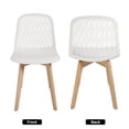 thumbnail image 4 of Mid Century Modern PP dining chair with Wooden Legs , kitchen & Dining Room Chairs Assemble Easily, kitchen chairs for Kitchen Dining Room & Living Room., 4 of 7