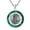 3, variant on St. Christopher Necklace for Men, Double‑Sided Black Onyx Traveler Medal, White Gold Plated Patron Saint Pendant, Catholic Protection Jewelry Gift