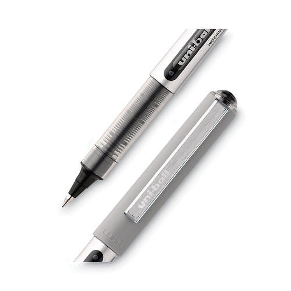 Vision Roller Ball Pen, Stick, Fine 0.7 Mm, Black Ink, Black/gray Barrel, Dozen | Bundle of 10 Dozen