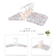 thumbnail image 2 of Luxsea Cotton Fabric Sponge Hanger Elegant Non-Slip Wood Hanger Women Foam Sweater Hangers, 2 of 6