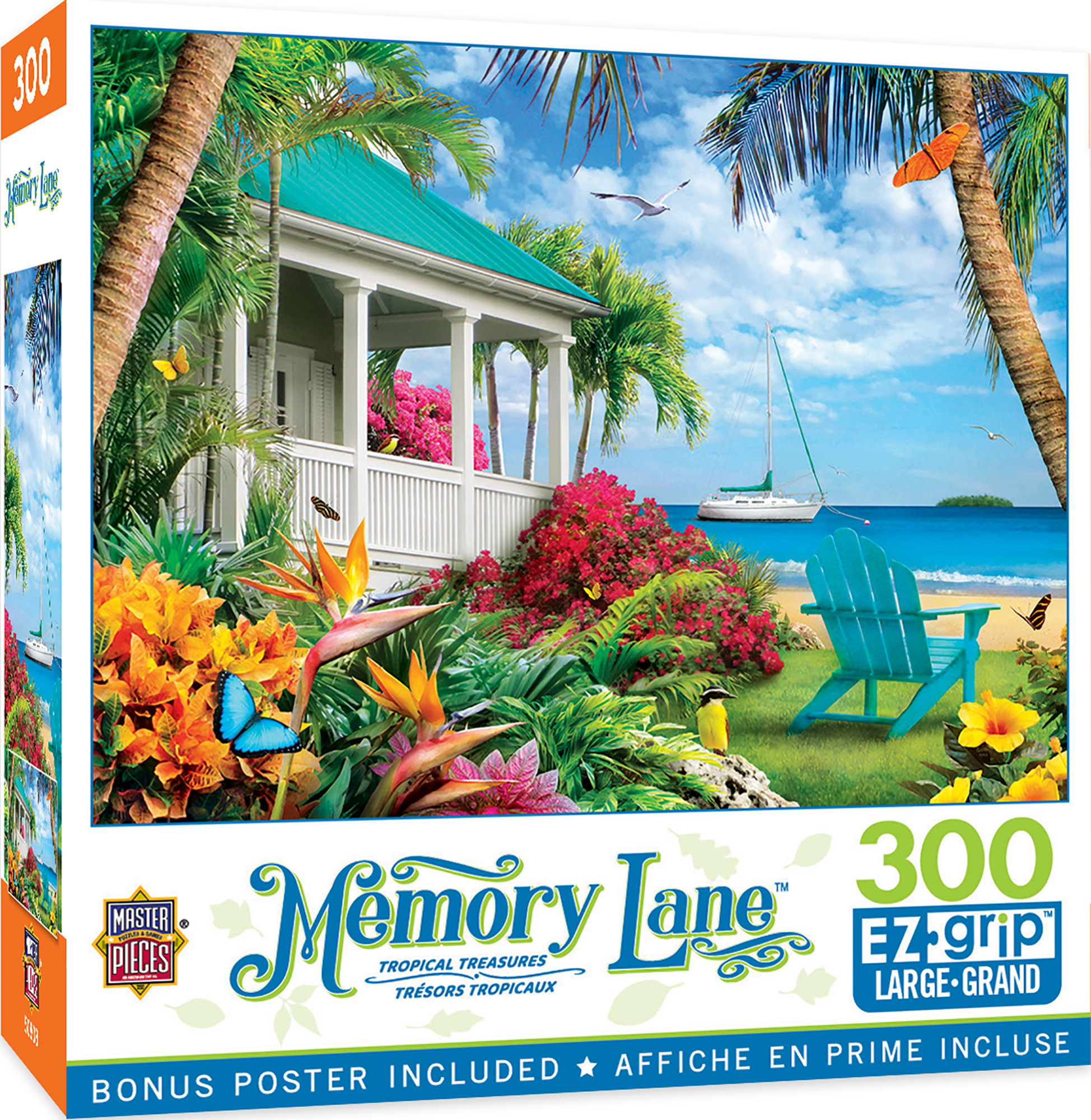 Memory Lane - Tropical Treasures 300 Piece EZ Grip Puzzle