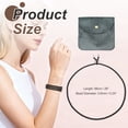 thumbnail image 2 of Pulsera de cuentas de oración Uxcell, 6mm de diámetro, 108 cuentas de madera natural Mala, enlace para muñeca con bolsa para hombres y mujeres, color ébano, 2 of 6