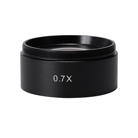 

0.7x Trinocular Microscope Digital Microscope Dust Mirror Stereo Microscope Auxiliary Objective Clear Lens Microscope Camera