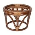 thumbnail image 4 of International Caravan Rattan Footstool with Twill Cushion, 4 of 5
