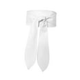 thumbnail image 3 of Milageto Women Waist Belt Adjustable Dress Corsets Waistband for Clothes Skirt Ladies White, 3 of 8