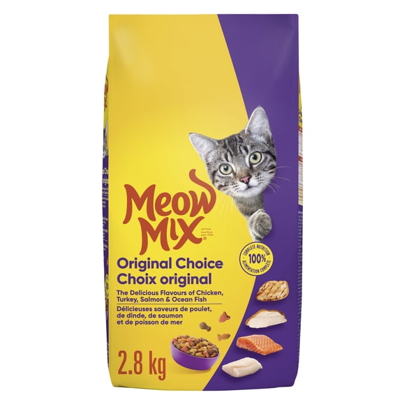 Meow Mix Dry Cat Food Original Choice 2.8 kg