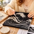 thumbnail image 5 of Nature Scene Pearl Art Kit, DIY Pearl Painting Craft Set, Handmade Bead Artwork Project, Creative Decorative Wall Art Kit, Relaxing Hobby Activity and Natural Inspired Home Decoration for Adults, 5 of 9