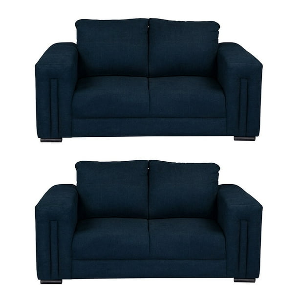 Sala 2-2 TRINITY Taos ( 2 piezas Love Seat ) Azul Oscuro