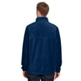 thumbnail image 2 of Steens Mountain Fleece Quarter-Zip Pullover, L, Collegiate Navy, 2 of 3