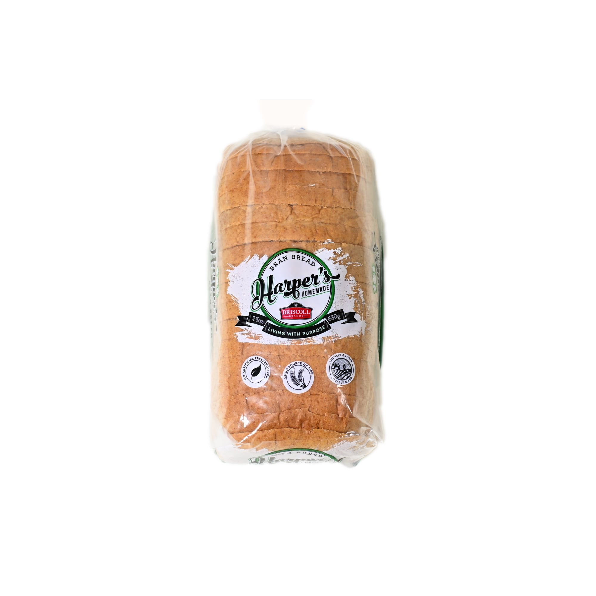 Harpers Homemade Bran Bread, 24 oz