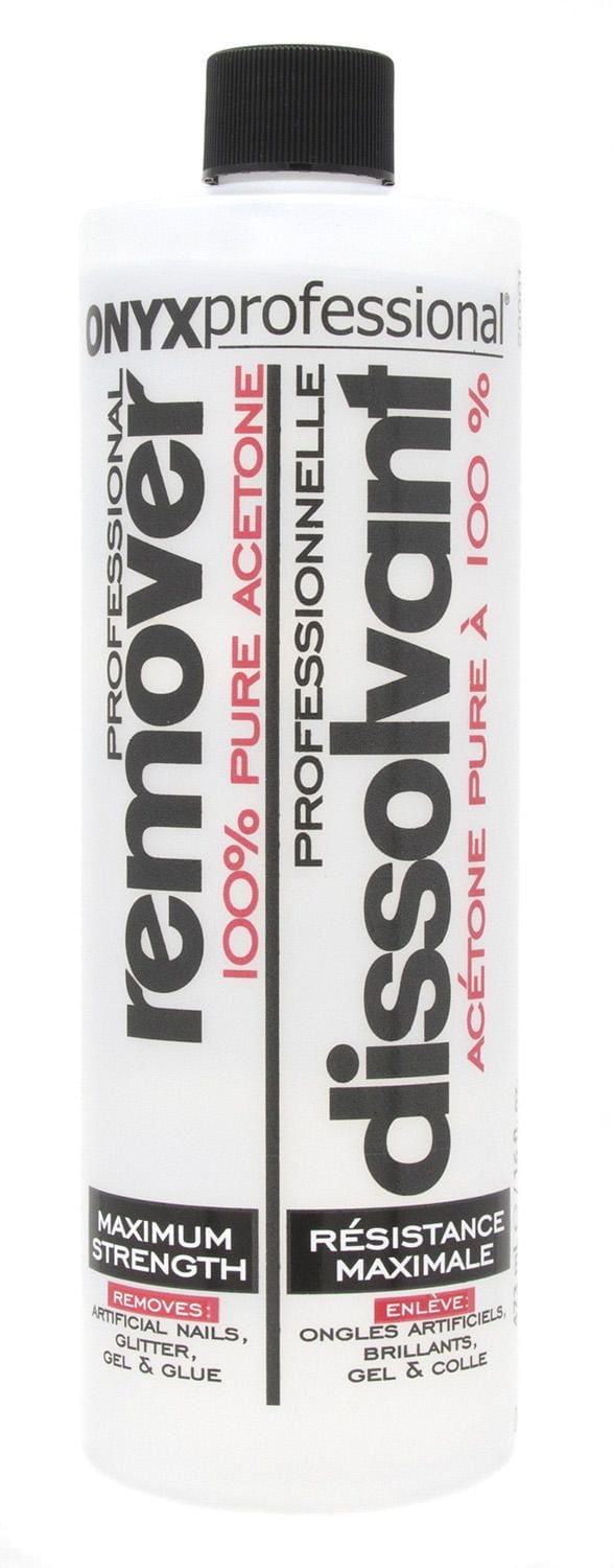 Dissolvant professionelle Onyx Professional  acétone pure à 100 % 16 oz