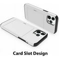 thumbnail image 2 of for iPhone 13 Pro Case with Card Holder,for iPhone 13 Pro Wallet Case Anti-Scratch Dual Layer Hidden Pocket Case Shockproof Cover Compatible with for iPhone 13 Pro 5G-White, 2 of 12