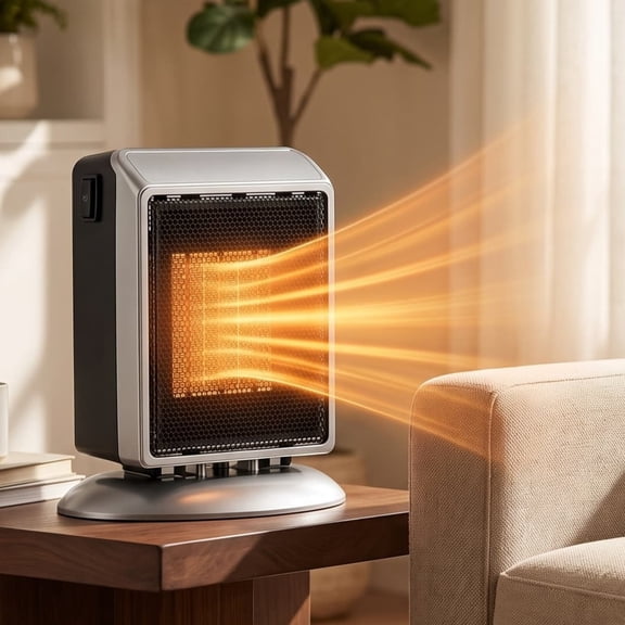 1500W/900W Portable Greenhouse Heater, 2s Rapid Heating Constant Temperature Heater, 200 Sq Ft Coverage