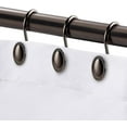 thumbnail image 1 of Metal Shower Curtain Hooks, Oil-Rubbed Bronze Rustproof Decorative Shower Curtain Rings for Bathroom, Curtain Hooks for Shower Liner, 12Pcs, 1 of 5