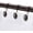 Oil-rubbed Bronze, variant on Metal Shower Curtain Hooks, Oil-Rubbed Bronze Rustproof Decorative Shower Curtain Rings for Bathroom, Curtain Hooks for Shower Liner, 12Pcs