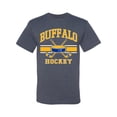 thumbnail image 2 of Wild Bobby City of Buffalo Hockey Fantasy Fan Sports Men's T-Shirt, Vintage Heather Blue, 3X-Large, 2 of 5