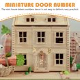 thumbnail image 3 of Mini House Letter Number Miniature Door Number Tiny House Door Decorative Accessory, 3 of 8