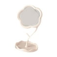 thumbnail image 2 of Espejo de maquillaje para escritorio  degree Espejo de belleza ajustable con forma giratoria para mesa Blanco, 2 of 9