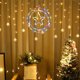 thumbnail image 5 of Isvgxsz Clearance Christmas Decorative Window Light, Backdrop String Lights for Outdoor Indoor Windows Pathway Patio Bedroom Party Holiday Wall, Warm White, 5 of 6