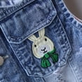 thumbnail image 7 of KAWELL Denim Vest for Little Girls Button-Down Sleeveless Outerwear Lapel Retro Ripped, 7 of 7