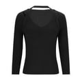 thumbnail image 5 of Sevevn Sweaters for Women Fashion Women's Casual Long Sleeve Solid V-Neck Ladies Tops Blouse Sweater Great Gifts for Less, 5 of 7
