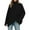 Black, variant on Wdgfv Cowl Neck Pullover Women Winter Warm Knitted Turtleneck Pullover Sweater Soft Cozy Oversized Casual Top For Women Cold