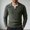Green, variant on Mens Pullover Sweater Mock Layer Collar Heavyweight Knit Casual Winter Top