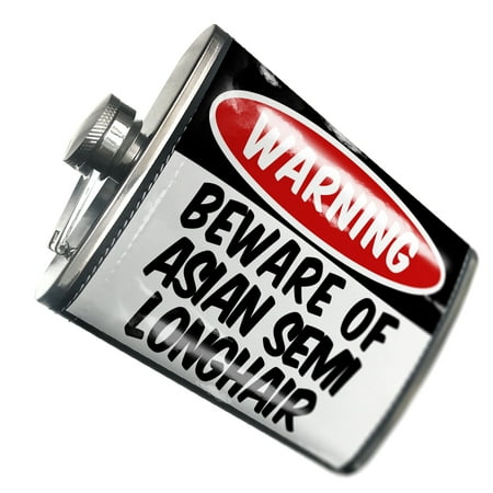 

NEONBLOND Flask Beware of the Asian Semi-longhair Cat from Great Britain