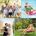 thumbnail image 4 of Garden Bubble Machine,Automatic Bubble Machine for Kids,Adjustable Height Standing Garden Bubble Maker with Light/Music Battery Operated Outdoor Summer Toys for Wedding/Party/Birthday Gift, 4 of 7