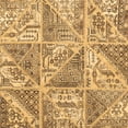 thumbnail image 1 of Ahgly Company Indoor Square Patchwork Brown Transitional Area Rugs, 6' Square, 1 of 4