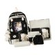 thumbnail image 1 of Linda mochila para mujer, duradera, informal, suave, con correas para los hombros, mochila de regalo, bolso de mano, mochilas para adolescentes, bolso Negro, 1 of 8