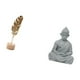 thumbnail image 5 of Escultura de hoja de metal, estatua de Buda, mono, figura en forma de hoja, artesanía, adorno creativo nórdico, escultura abstracta para mesa, fiesta,, 5 of 8