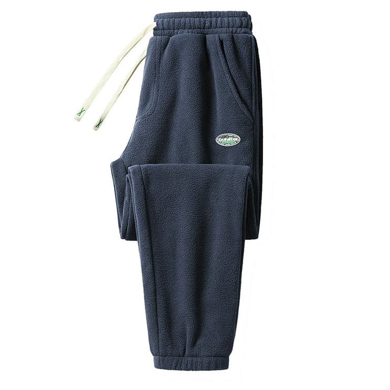YUHAOTIN Joggers Men Male Casual Warm Trouser Solid Pants