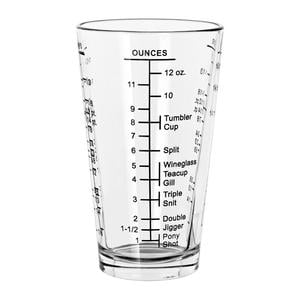 Case of 8 Libbey 16 Ounce Measuring/Mixing Glasses 